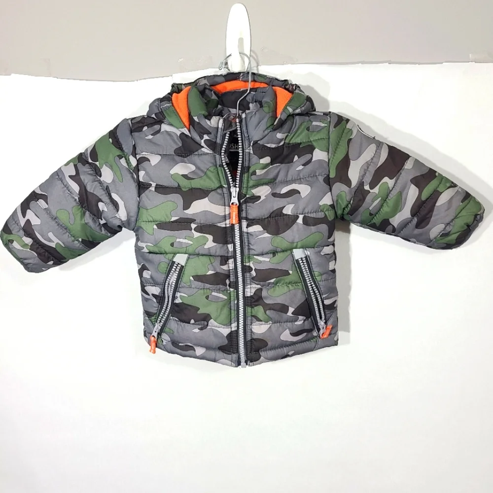 OshKosh B'gosh Boys‎ Size 12M Camo Style Jacket